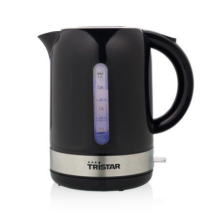 Tristar | Kettle | WK-1343 | Electric | 2200 W | 1.7 L | Plastic | 360° rotational base | Black